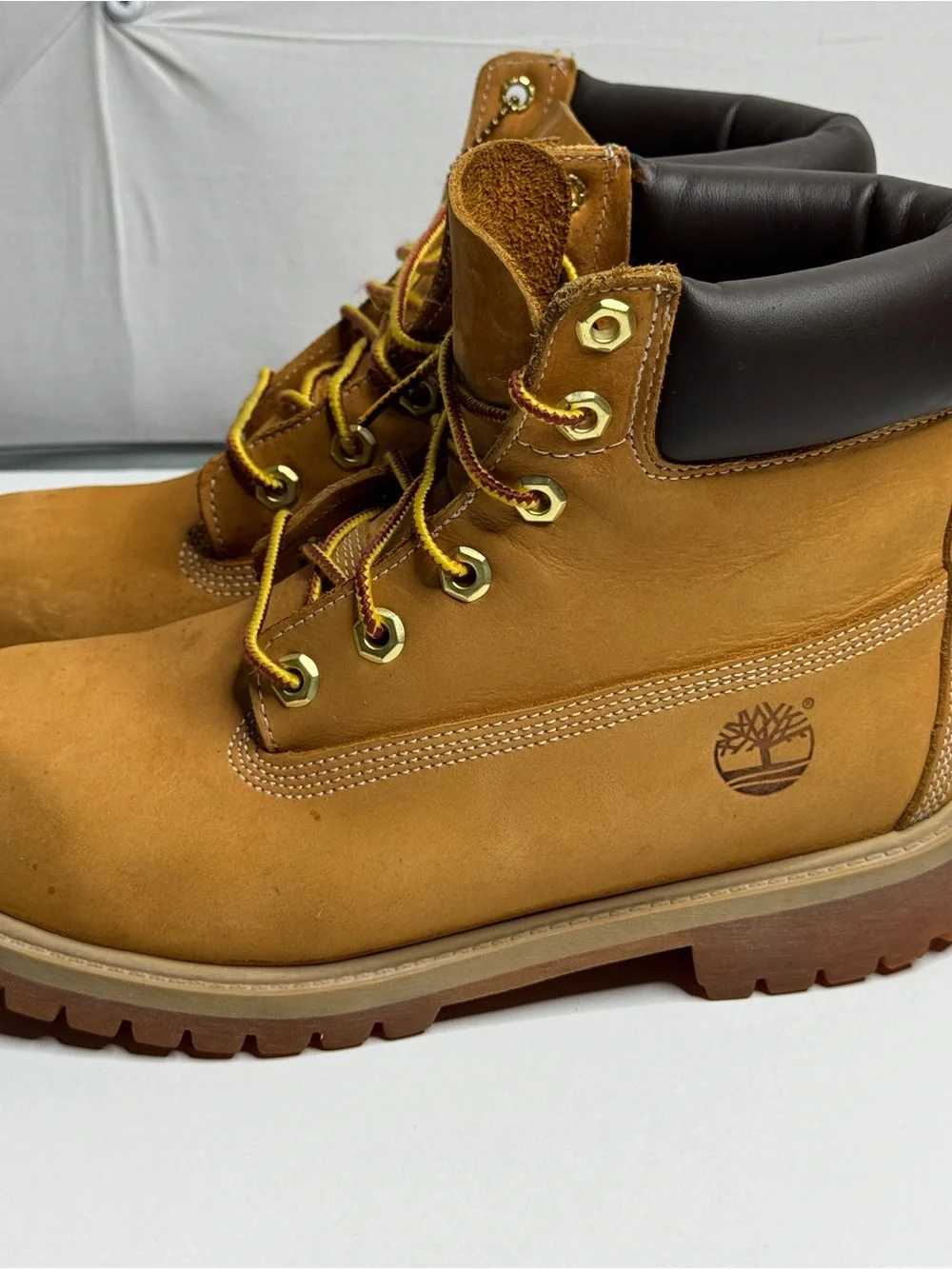 Timberland Wheat Suede Lace-Up Men's Work Boots